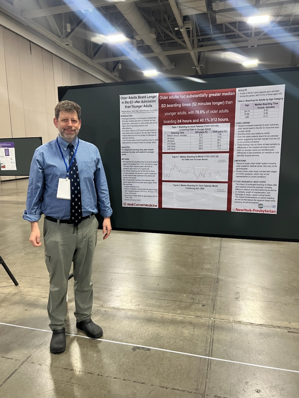 boarding poster at acep