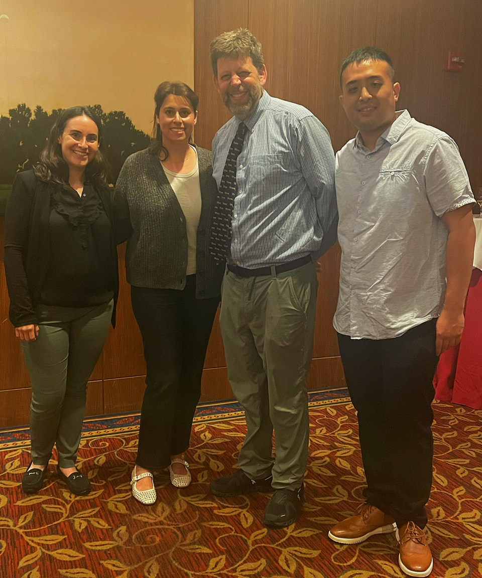 Photo of VEPT team members (from left to right): Elaine, Alyssa, Tony, Danny